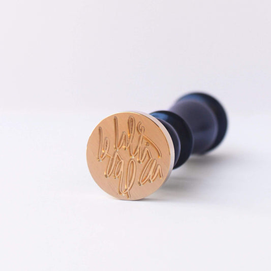 Wax Seal Stamp with "with love" phrase engraved