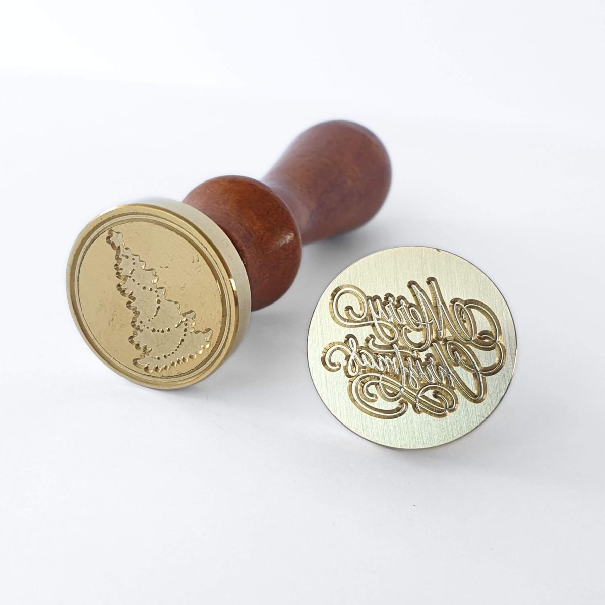 Wax seal stamps with Christmas free and Merry Christmas designs