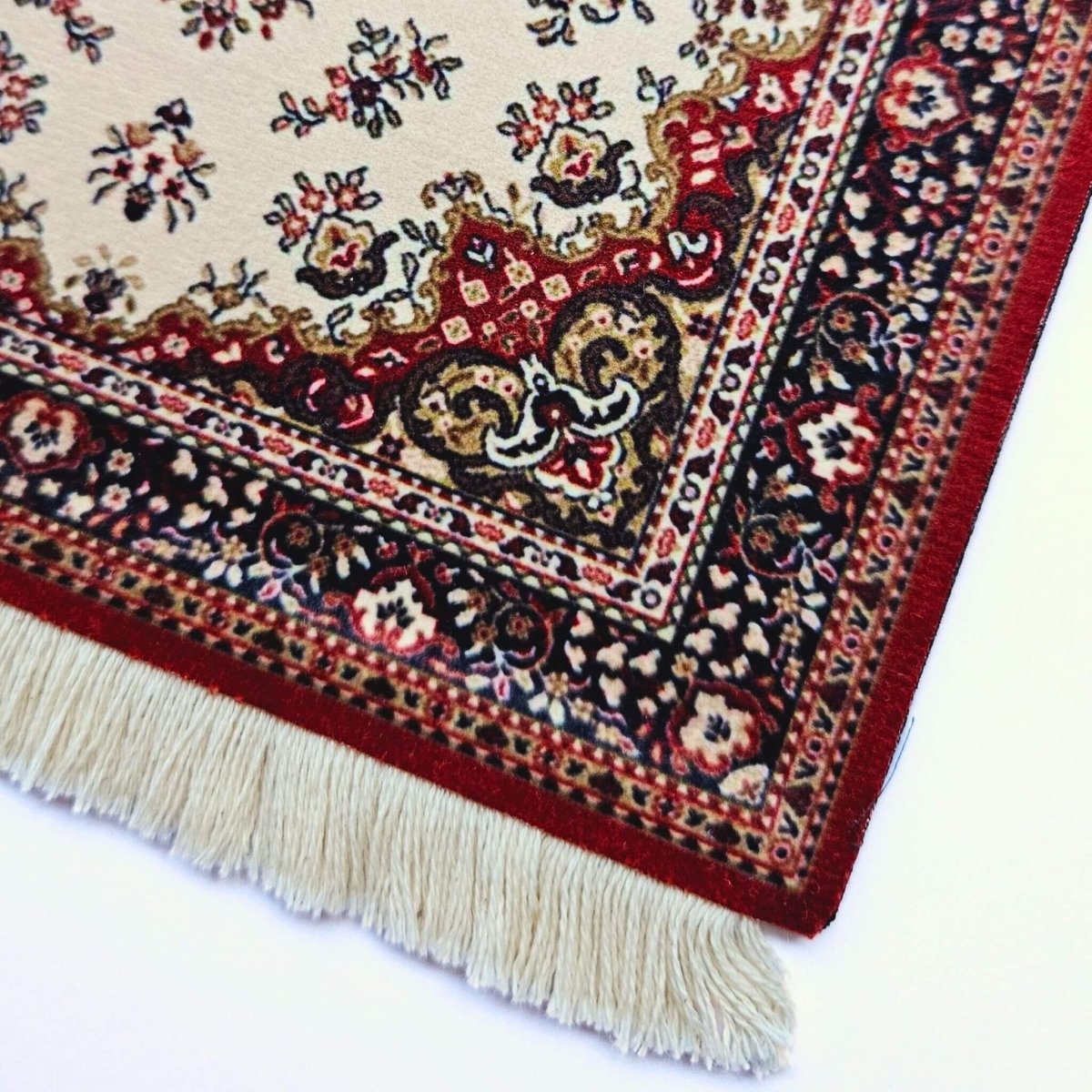 close up detail of Persian rug mouse pad